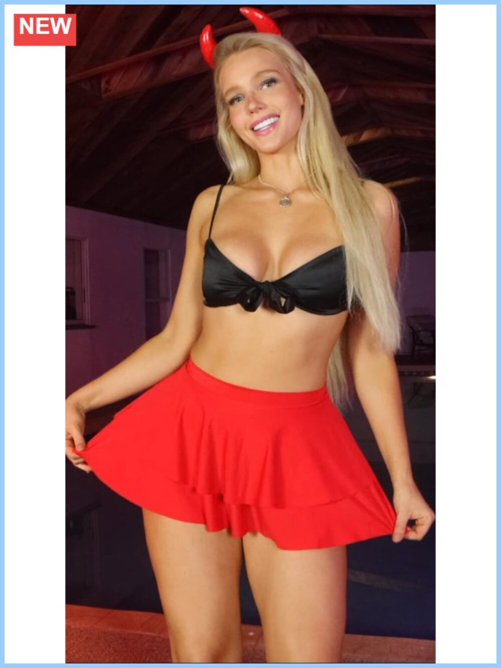 Pleated Mini Skirt Short Ruffle Layered Rave Skirt - Picture 4 of 5